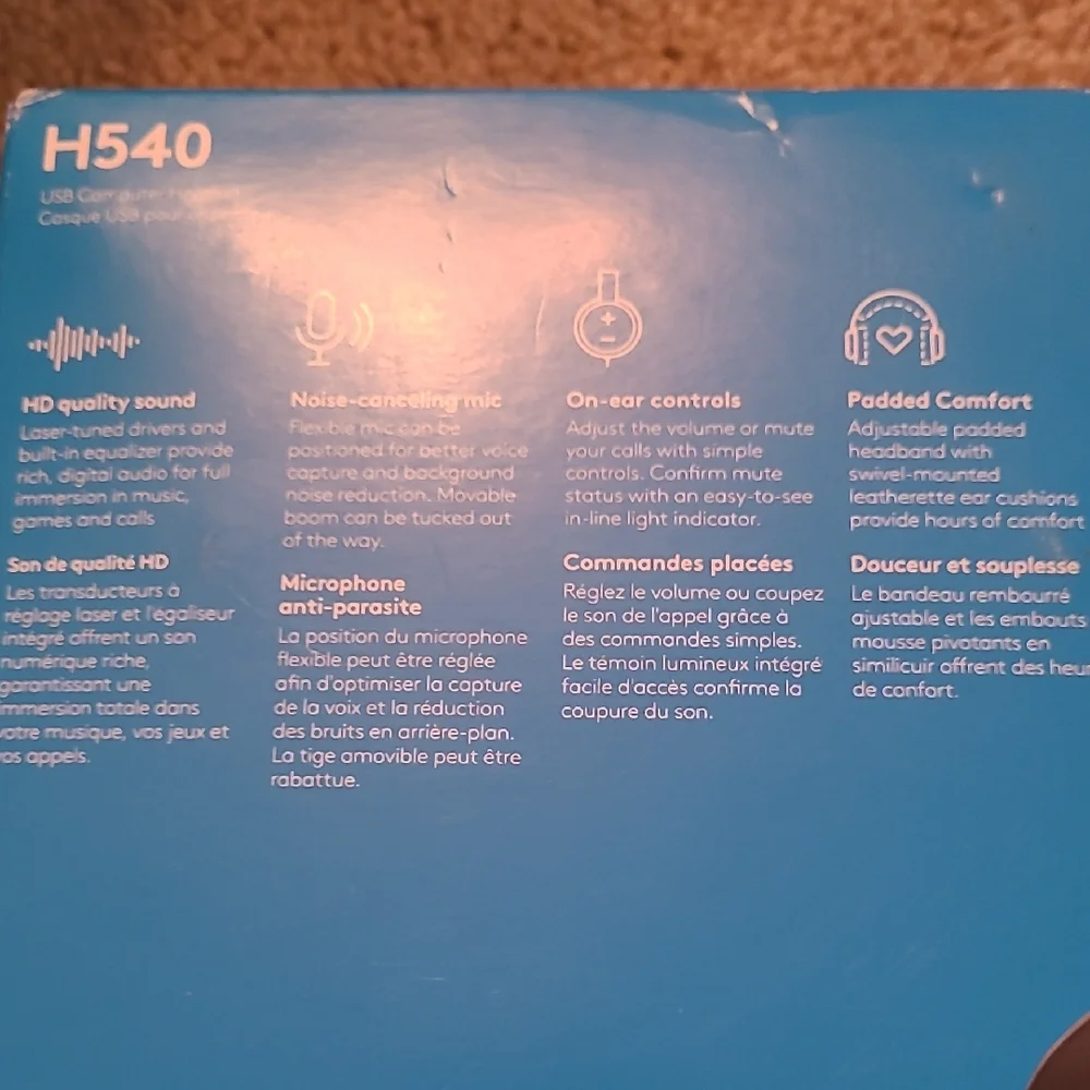 Logitech Wired Headset with Black Finish